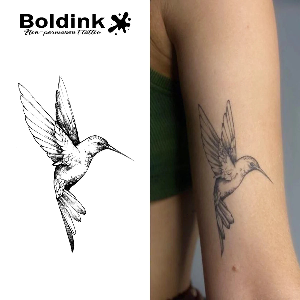 SkyWings – Bird Tattoo Set (Swallow, Eagle, Flight Style)