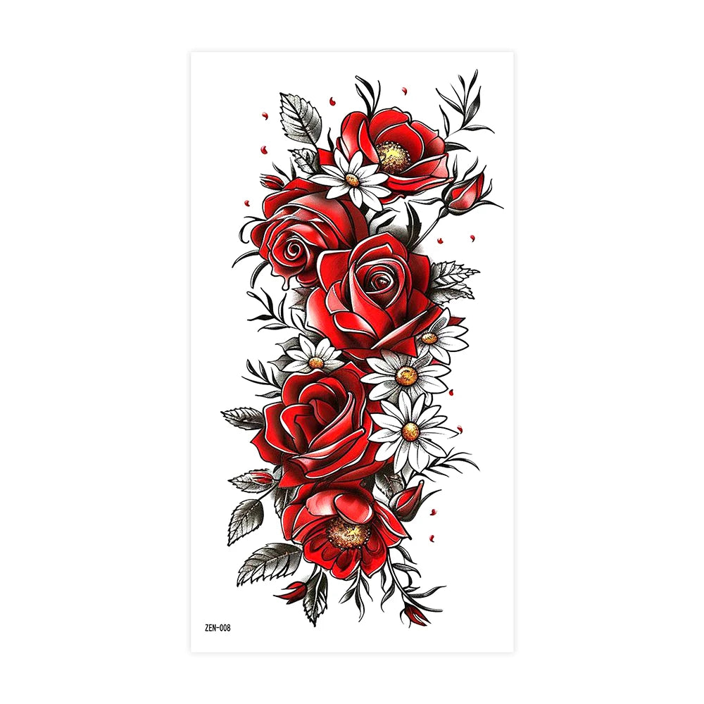 Inkly RoseMuse – Butterfly & Floral Temporary Tattoo Collection (30+ Designs)