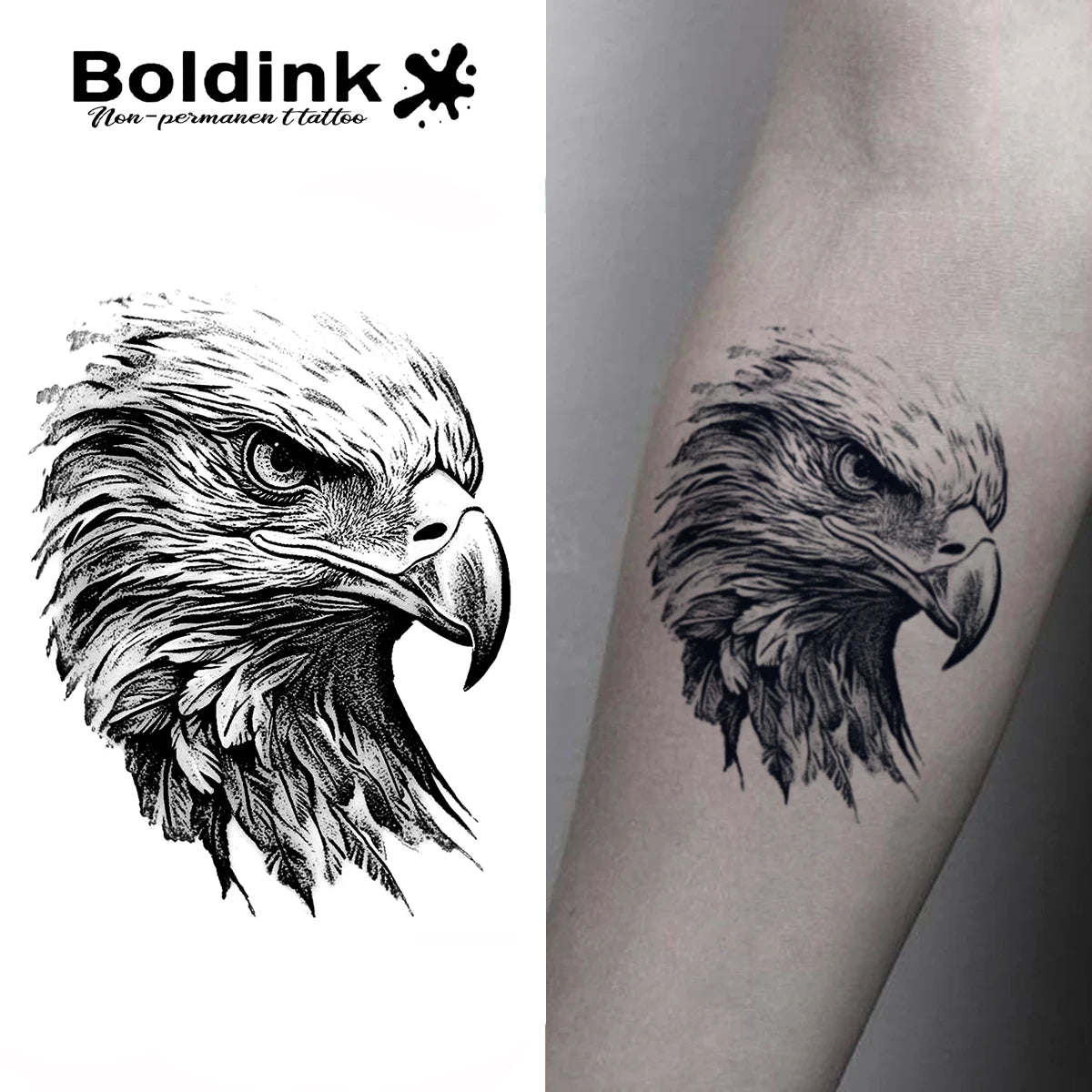 Talon Ink – Eagle Head Tattoo (1PC)