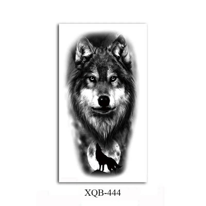 WildInk – Animal Tattoo Set (Lion, Tiger, Wolf, Bear)