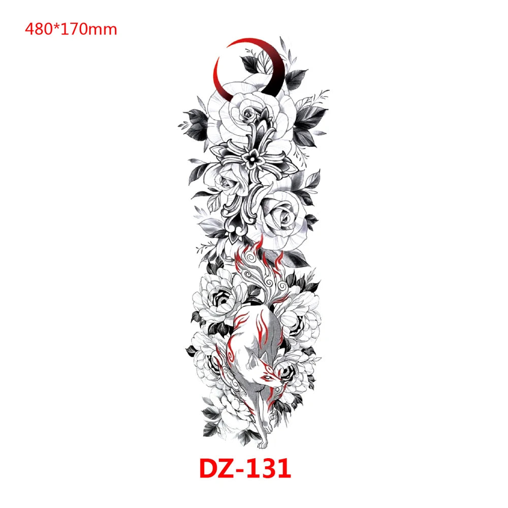 Inkly TotemGuard – Lion Wolf Full Sleeve Totem Tattoo Collection (30+ Designs)