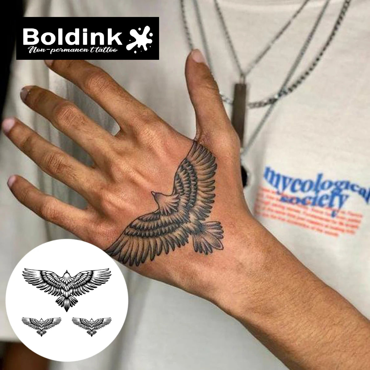 SkyWings – Bird Tattoo Set (Swallow, Eagle, Flight Style)