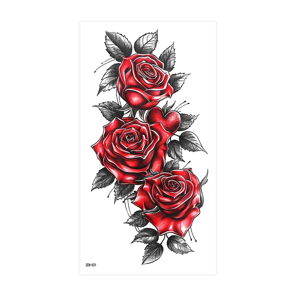 Inkly RoseMuse – Butterfly & Floral Temporary Tattoo Collection (30+ Designs)