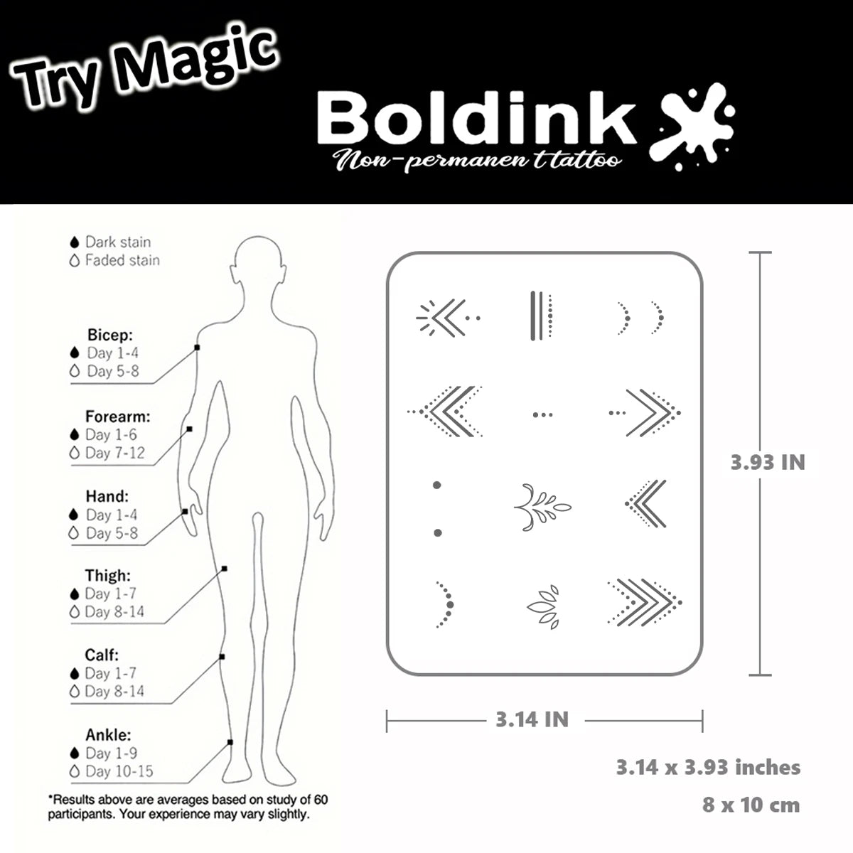 Finger Line – Minimal Hand Tattoo (1 Sheet)