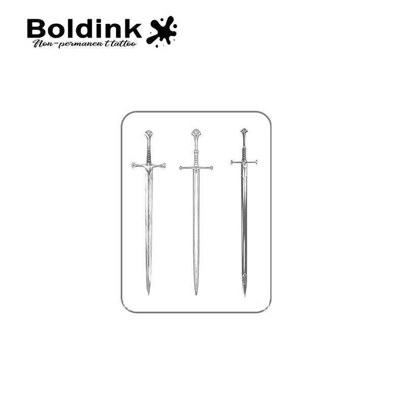 Blade Mark – Sword Temporary Tattoo (3PC)