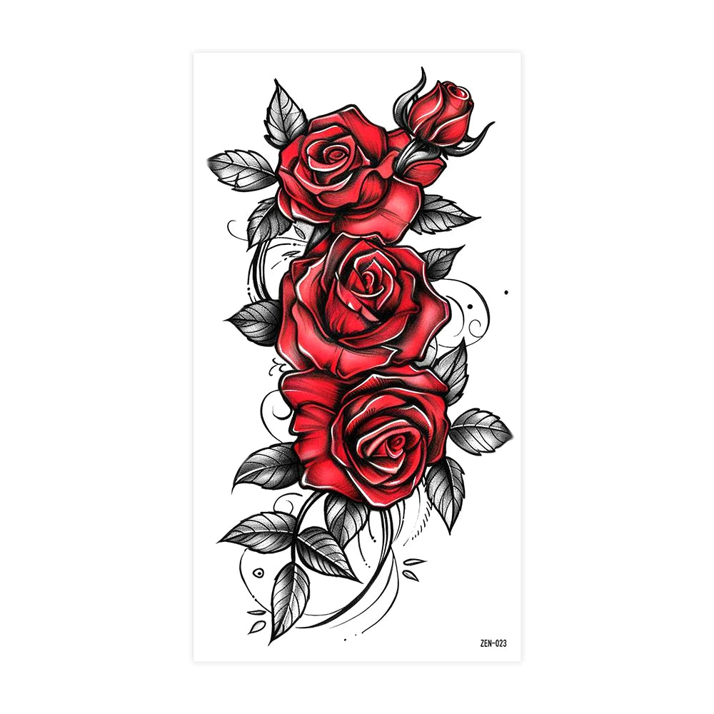 Inkly RoseMuse – Butterfly & Floral Temporary Tattoo Collection (30+ Designs)