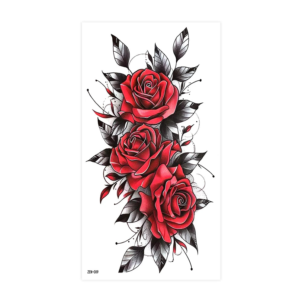 Inkly RoseMuse – Butterfly & Floral Temporary Tattoo Collection (30+ Designs)