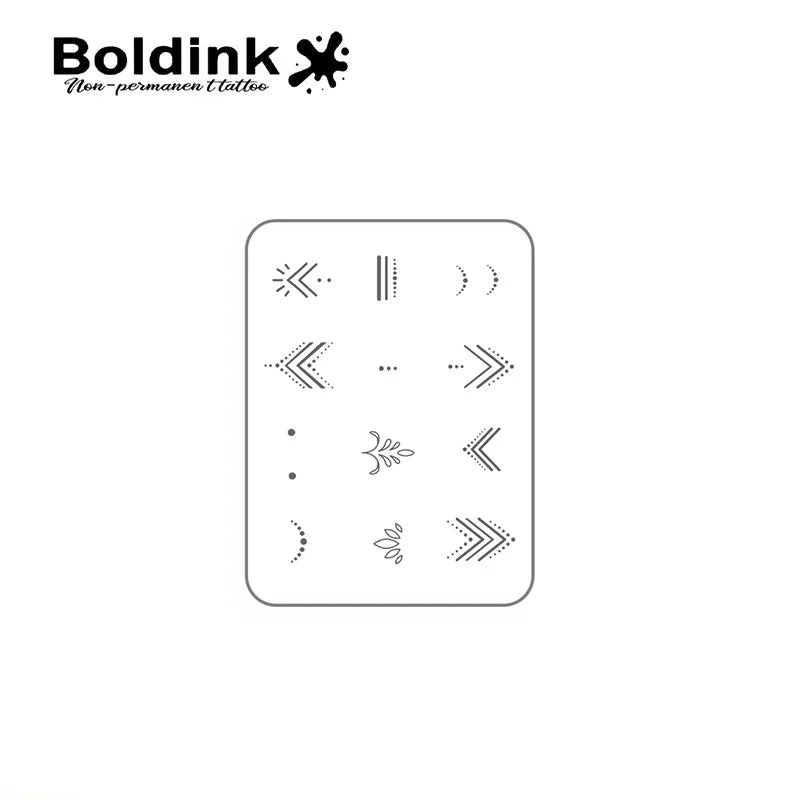 Finger Line – Minimal Hand Tattoo (1 Sheet)