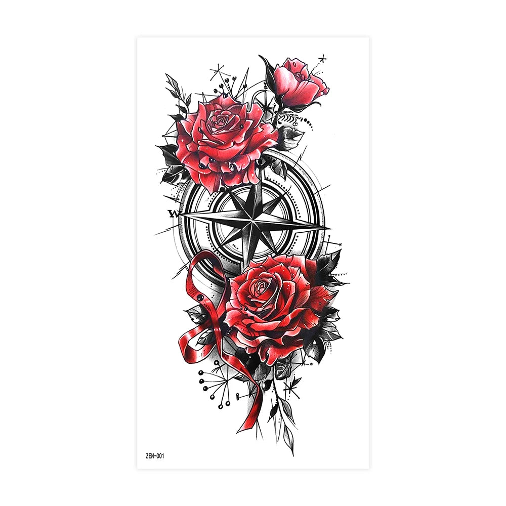 Inkly RoseMuse – Butterfly & Floral Temporary Tattoo Collection (30+ Designs)