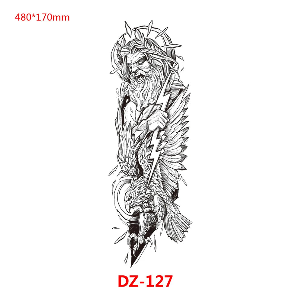 Inkly TotemGuard – Lion Wolf Full Sleeve Totem Tattoo Collection (30+ Designs)