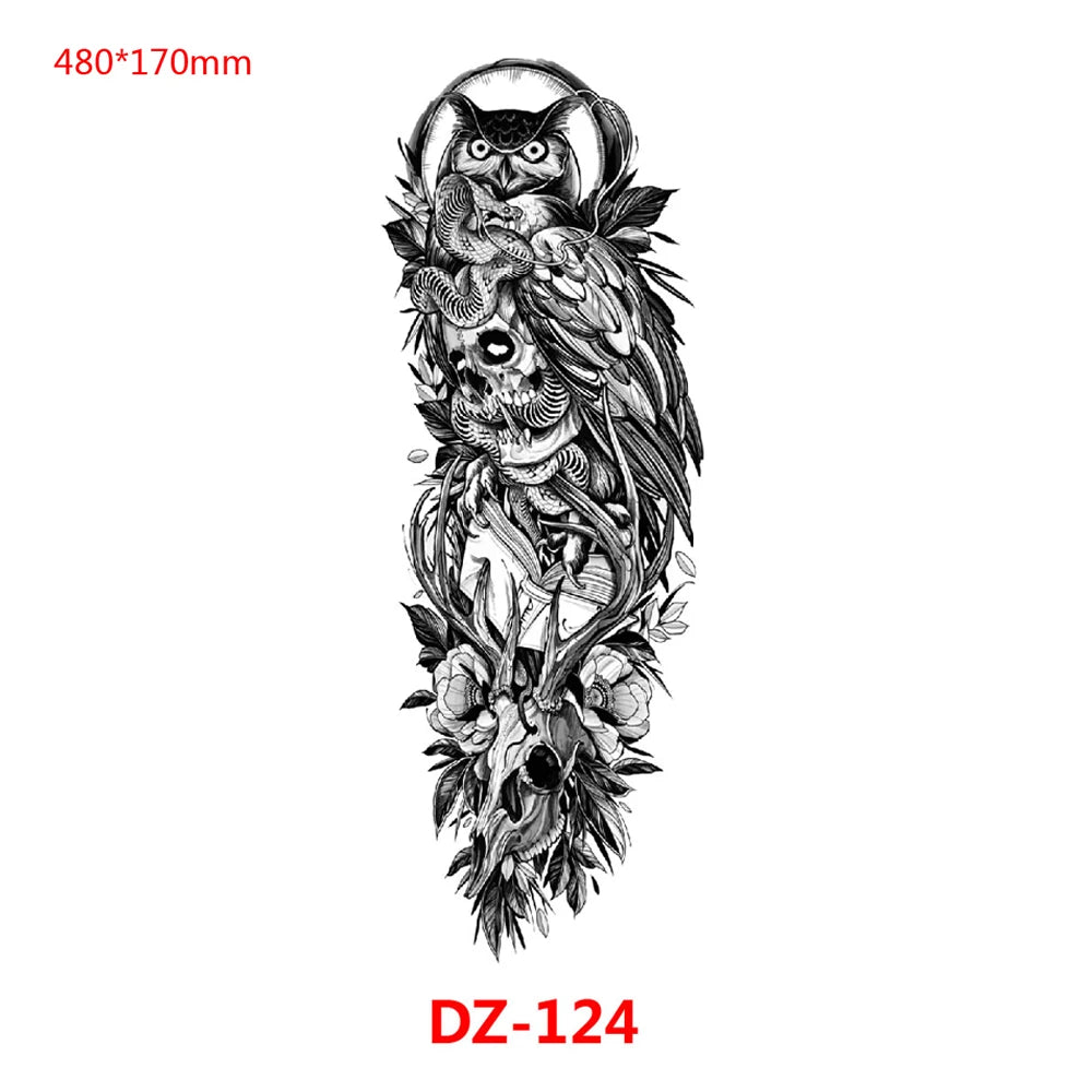Inkly TotemGuard – Lion Wolf Full Sleeve Totem Tattoo Collection (30+ Designs)