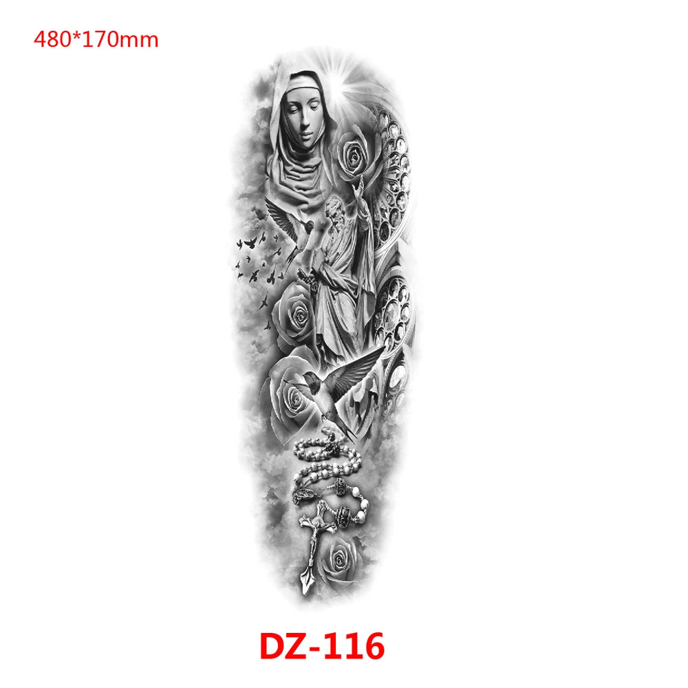 Inkly TotemGuard – Lion Wolf Full Sleeve Totem Tattoo Collection (30+ Designs)