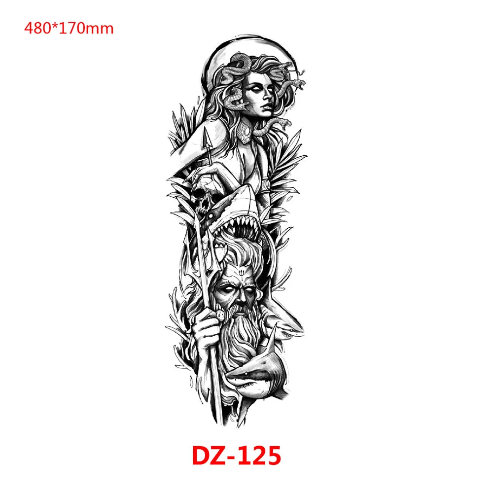 Inkly TotemGuard – Lion Wolf Full Sleeve Totem Tattoo Collection (30+ Designs)